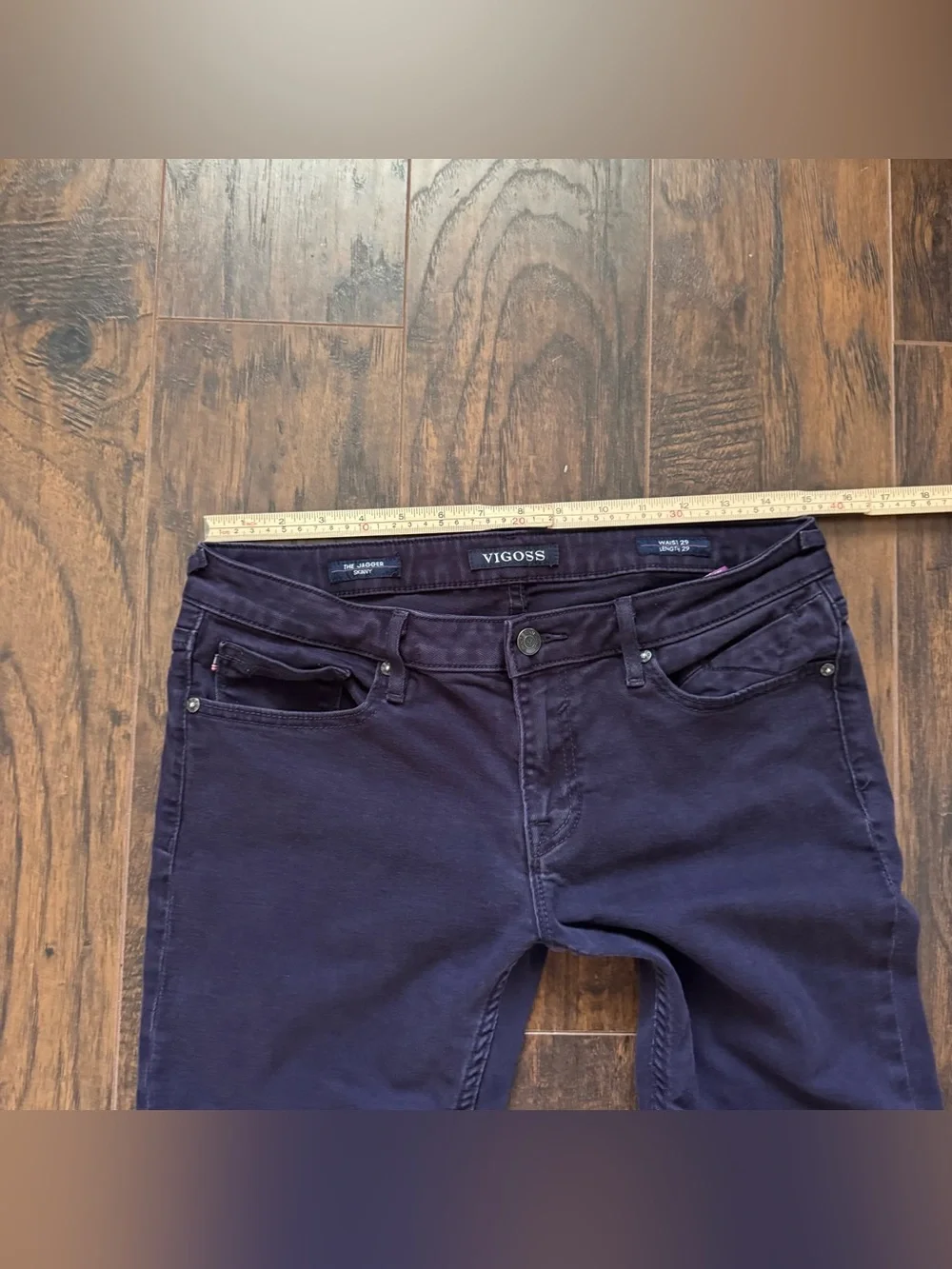 Vigoss Size 28 Purple The Jagger Skinny Jeans